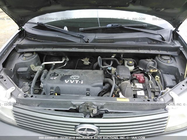 JTLKT324750181904 - 2005 TOYOTA SCION XB BLACK photo 10