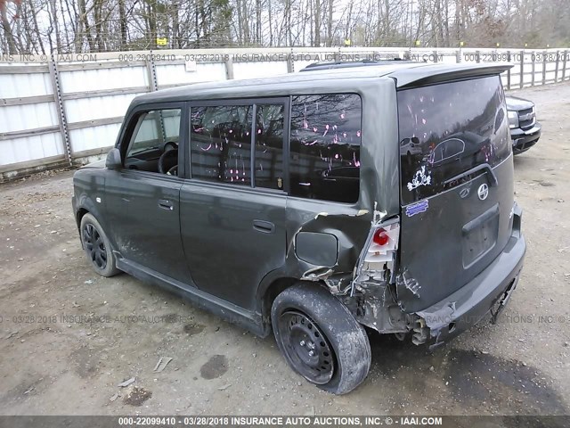 JTLKT324750181904 - 2005 TOYOTA SCION XB BLACK photo 3