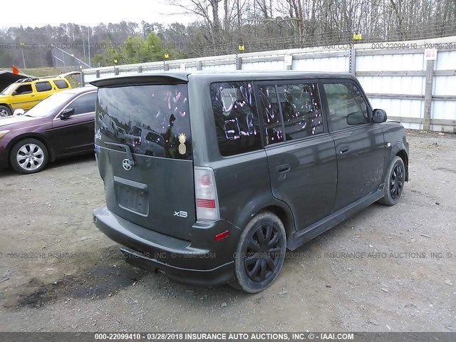 JTLKT324750181904 - 2005 TOYOTA SCION XB BLACK photo 4
