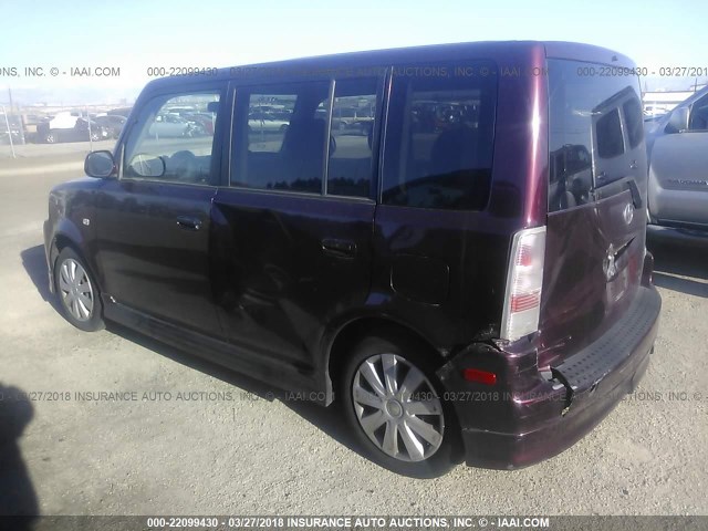 JTLKT334740161715 - 2004 TOYOTA SCION XB მუქწითელი ფოტო 3