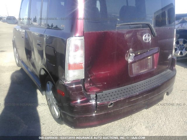 JTLKT334740161715 - 2004 TOYOTA SCION XB მუქწითელი ფოტო 6