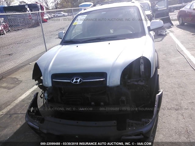 KM8JN12DX6U381378 - 2006 HYUNDAI TUCSON GLS/LIMITED მწვანე ფოტო 6