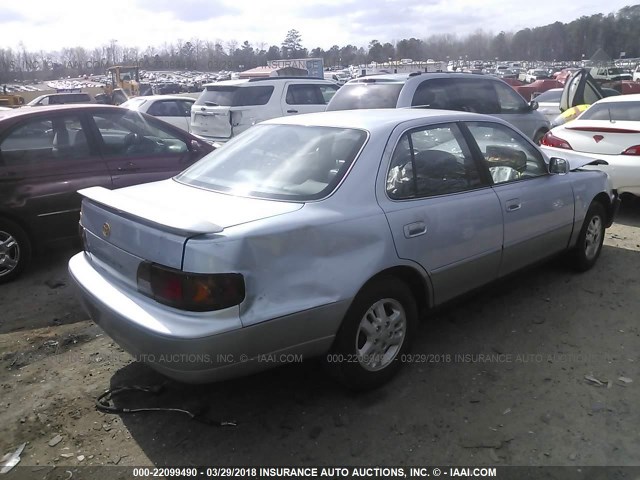 4T1BG12K1TU798672 - 1996 TOYOTA CAMRY DX/LE/XLE BLUE photo 4