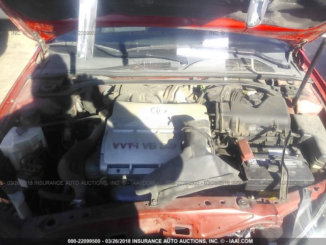 4T1CA30P46U106084 - 2006 TOYOTA CAMRY SOLARA SE/SLE 红色 照片 10