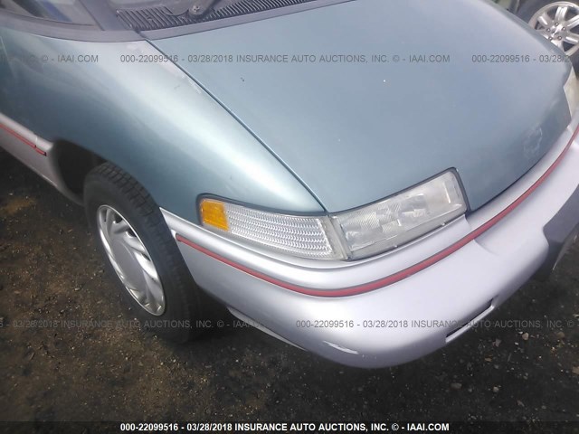 1GNDU06L9PT138952 - 1993 CHEVROLET LUMINA APV TEAL photo 6