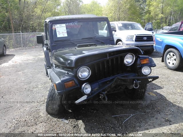 1J4FY19S7XP484760 - 1999 JEEP WRANGLER / TJ SPORT BLACK photo 6