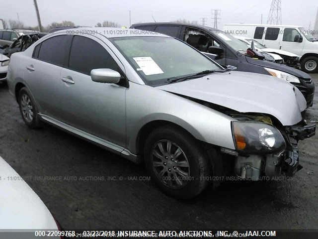 4A32B2FF2AE010377 - 2010 MITSUBISHI GALANT FE SILVER photo 1