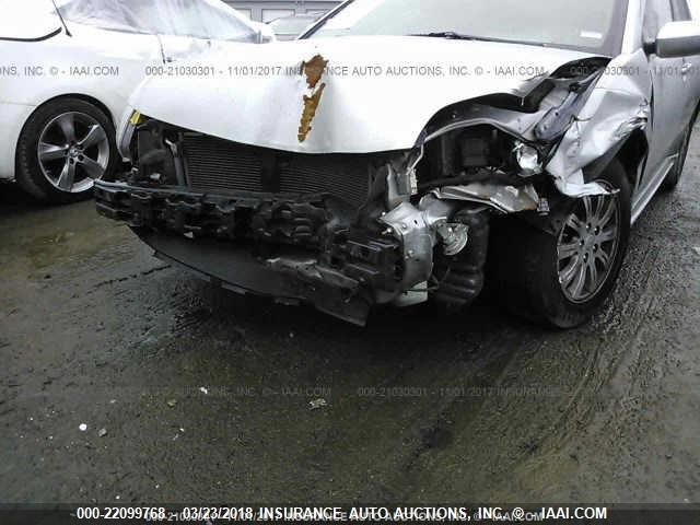 4A32B2FF2AE010377 - 2010 MITSUBISHI GALANT FE SILVER photo 6