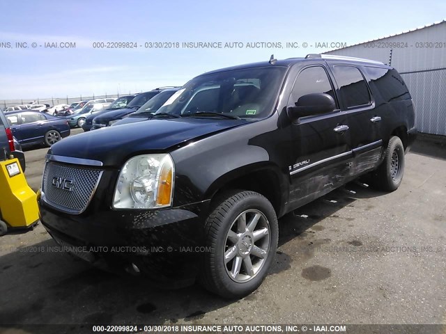 1GKFK66877J280738 - 2007 GMC YUKON XL DENALI BLACK photo 2