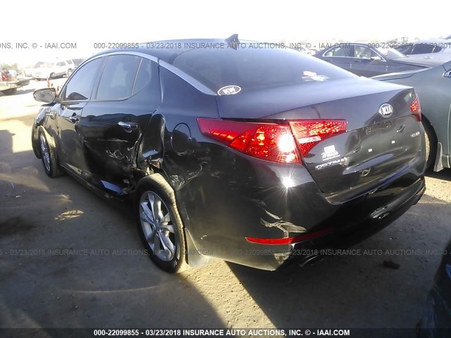 5XXGN4A78DG126467 - 2013 KIA OPTIMA EX BLACK photo 3