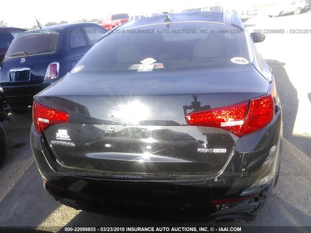 5XXGN4A78DG126467 - 2013 KIA OPTIMA EX BLACK photo 6