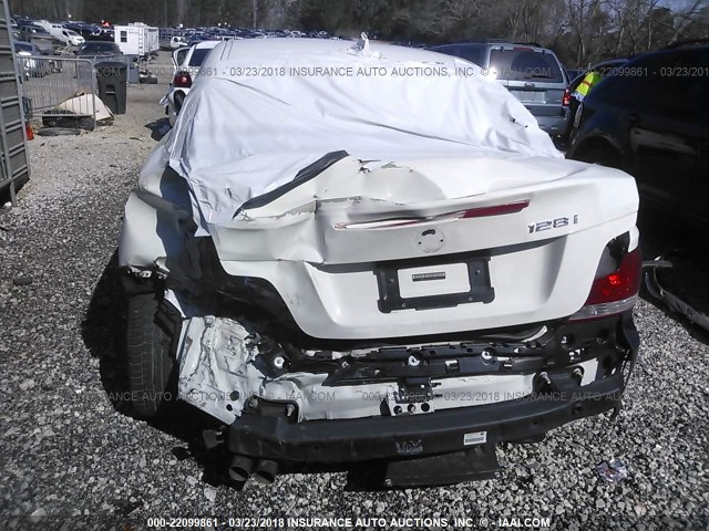 WBAUP73548VF09889 - 2008 BMW 128 I Սպիտակ լուսանկար 6