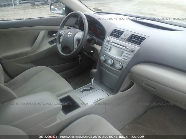 4T1BE46K89U872602 - 2009 TOYOTA CAMRY SE/LE/XLE GREEN photo 5