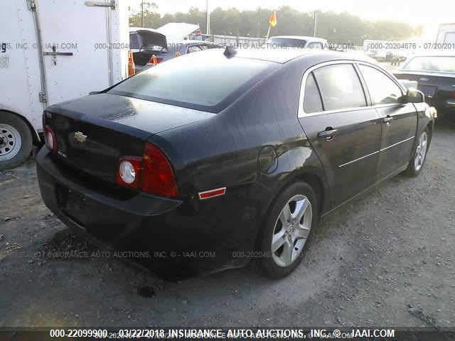 1G1ZB5E06CF186029 - 2012 CHEVROLET MALIBU LS 黑色 照片 4