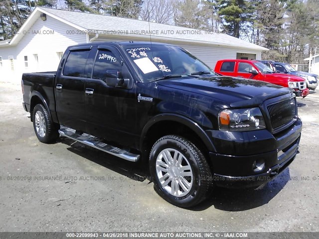 5LTPW185X7FJ00517 - 2007 LINCOLN MARK LT BLACK photo 1