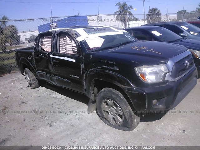 3TMJU4GN4DM151718 - 2013 TOYOTA TACOMA DOUBLE CAB PRERUNNER BLACK photo 1