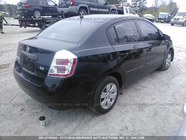 3N1AB61E87L725583 - 2007 NISSAN SENTRA 2.0/2.0S/2.0SL BLACK photo 4