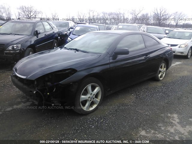 4T1CA30P04U004293 - 2004 TOYOTA CAMRY SOLARA SE/SLE შავი ფოტო 2