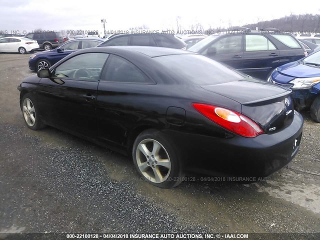 4T1CA30P04U004293 - 2004 TOYOTA CAMRY SOLARA SE/SLE შავი ფოტო 3