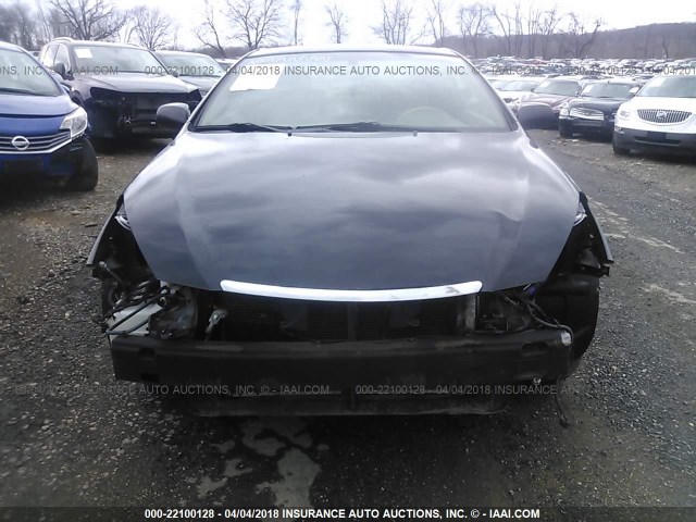 4T1CA30P04U004293 - 2004 TOYOTA CAMRY SOLARA SE/SLE შავი ფოტო 6