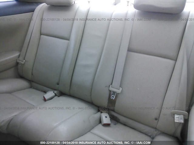 4T1CA30P04U004293 - 2004 TOYOTA CAMRY SOLARA SE/SLE შავი ფოტო 8