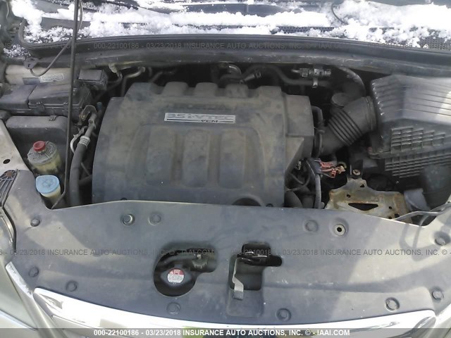 5FNRL38776B439613 - 2006 HONDA ODYSSEY EXL ვერცხლისფერი ფოტო 10