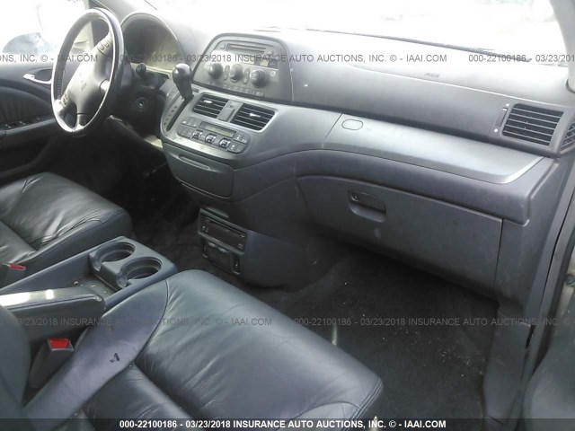 5FNRL38776B439613 - 2006 HONDA ODYSSEY EXL ვერცხლისფერი ფოტო 5