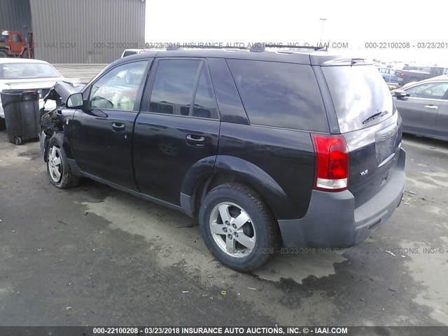 5GZCZ43D25S801726 - 2005 SATURN VUE 黑色 照片 3