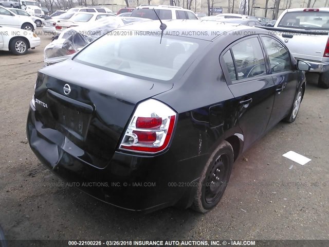 3N1AB61E88L715797 - 2008 NISSAN SENTRA 2.0/2.0S/2.0SL BLACK photo 4