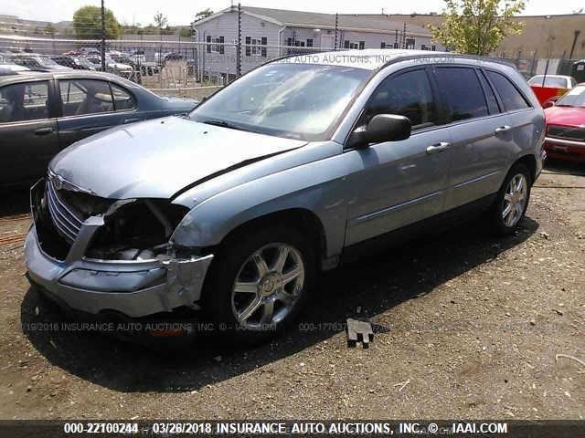 2A8GF684X6R885550 - 2006 CHRYSLER PACIFICA TOURING BLUE photo 2