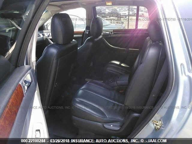 2A8GF684X6R885550 - 2006 CHRYSLER PACIFICA TOURING BLUE photo 8