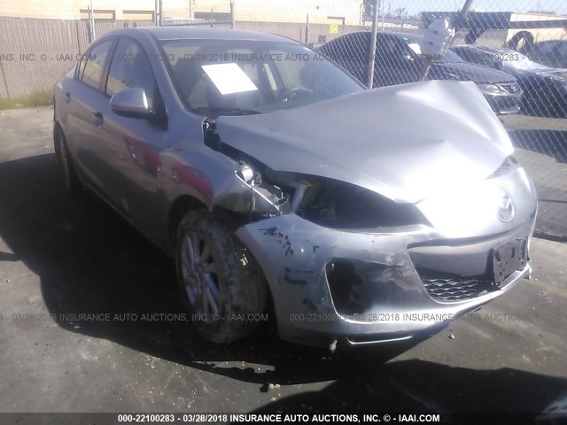 JM1BL1V84C1697045 - 2012 MAZDA 3 I SILVER photo 1