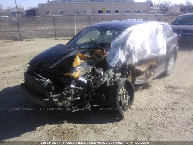 1B3HB28B07D568820 - 2007 DODGE CALIBER BLACK photo 2