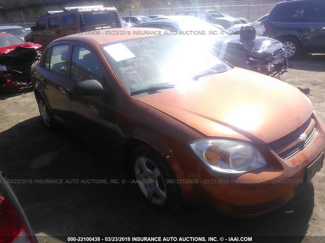 1G1AK55F177292793 - 2007 CHEVROLET COBALT LS ORANGE photo 1