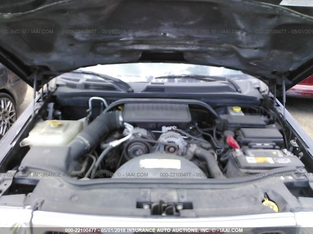 1J8HG48K78C155403 - 2008 JEEP COMMANDER SPORT შავი ფოტო 10