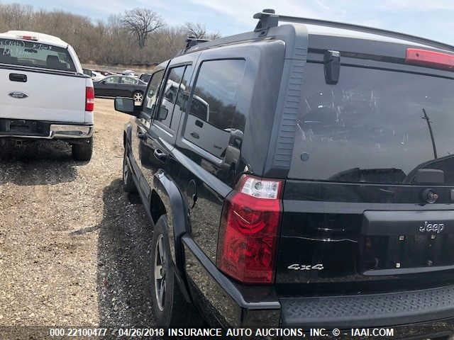 1J8HG48K78C155403 - 2008 JEEP COMMANDER SPORT შავი ფოტო 3