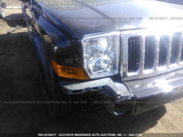 1J8HG48K78C155403 - 2008 JEEP COMMANDER SPORT შავი ფოტო 6