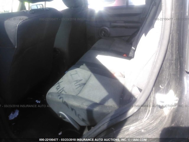 1J8HG48K78C155403 - 2008 JEEP COMMANDER SPORT შავი ფოტო 8