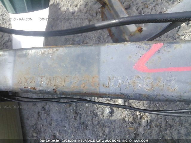 4X4TWDF226J046843 - 2006 FOREST RIVER WILDWOOD 301BHBS  白色 照片 9