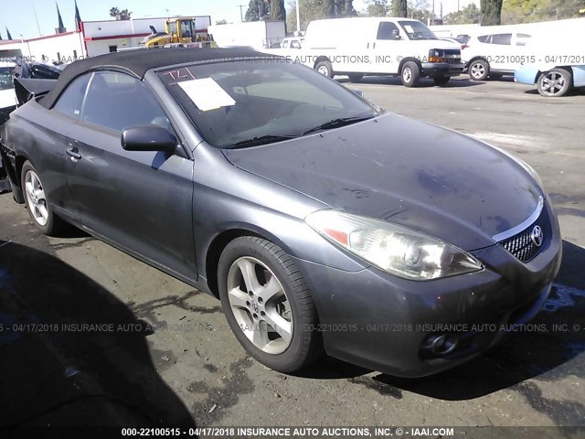 4T1FA38P97U134255 - 2007 TOYOTA CAMRY SOLARA SE/SLE GRAY photo 1