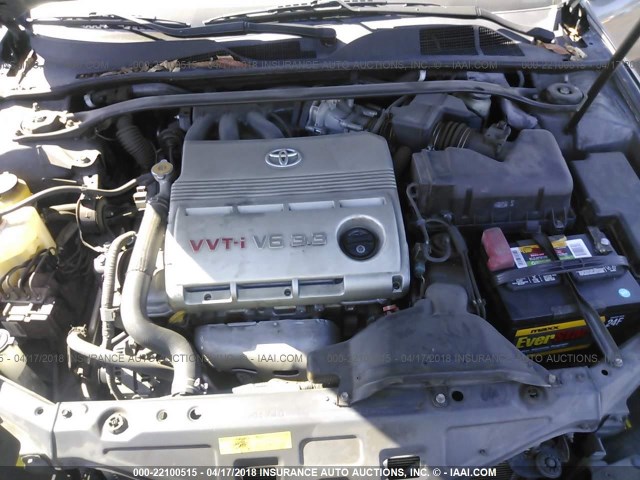 4T1FA38P97U134255 - 2007 TOYOTA CAMRY SOLARA SE/SLE ნაცრისფერი ფოტო 10