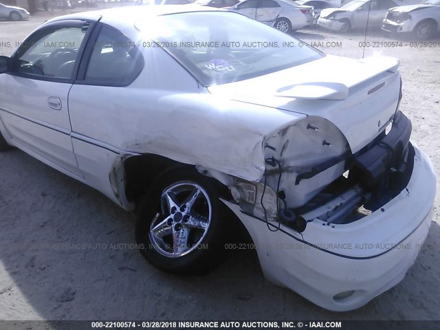 1G2NW12E43C328550 - 2003 PONTIAC GRAND AM GT WHITE photo 6