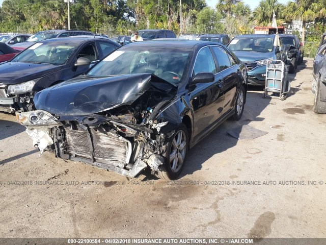 4T1BE46K59U865476 - 2009 TOYOTA CAMRY SE/LE/XLE BLACK photo 2