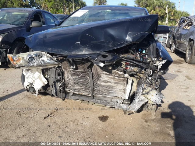 4T1BE46K59U865476 - 2009 TOYOTA CAMRY SE/LE/XLE BLACK photo 6