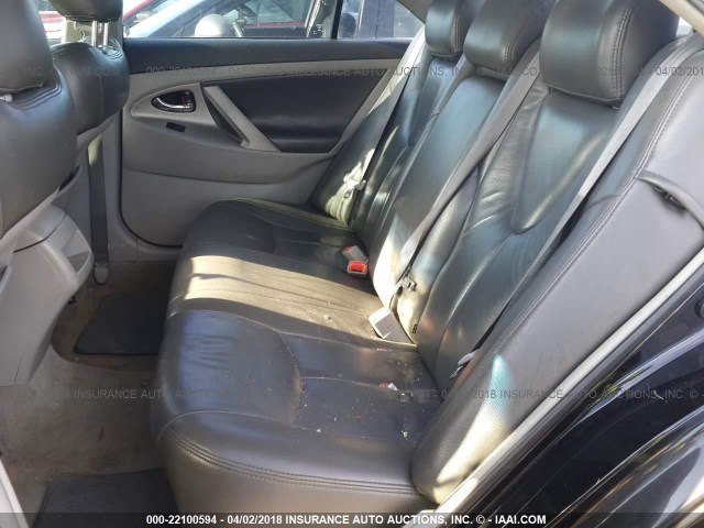 4T1BE46K59U865476 - 2009 TOYOTA CAMRY SE/LE/XLE BLACK photo 8