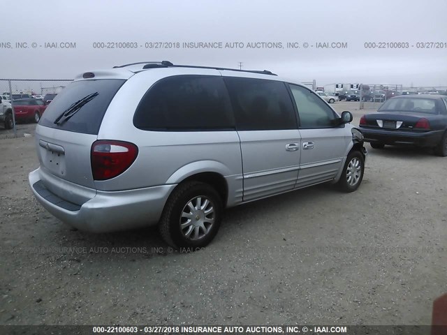 2C8GP54L51R114643 - 2001 CHRYSLER TOWN & COUNTRY LXI SILVER photo 4