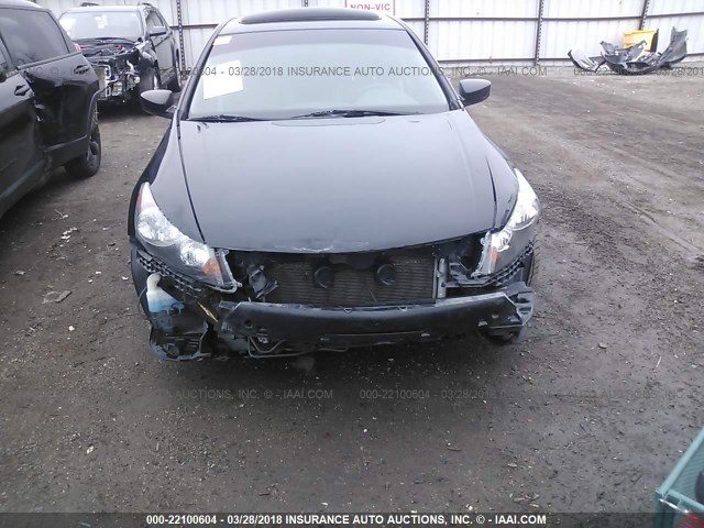 1HGCP26809A154816 - 2009 HONDA ACCORD EXL BLACK photo 6