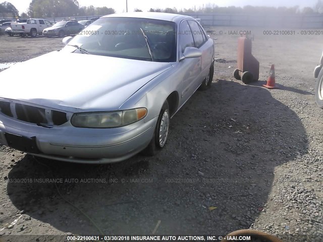 2G4WY55J911217887 - 2001 BUICK CENTURY LIMITED SILVER photo 2