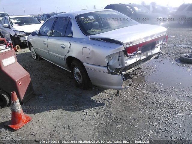 2G4WY55J911217887 - 2001 BUICK CENTURY LIMITED SILVER photo 3