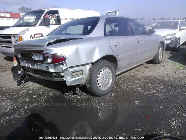 2G4WY55J911217887 - 2001 BUICK CENTURY LIMITED SILVER photo 4
